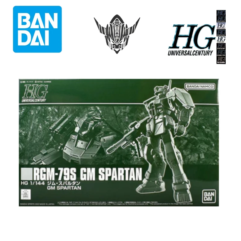 

Bandai Original 1/144 HG HGUC RGM-79S Jim Sparta Assembly model collect Holiday Gifts Mecha figure Trendy toys Ornaments