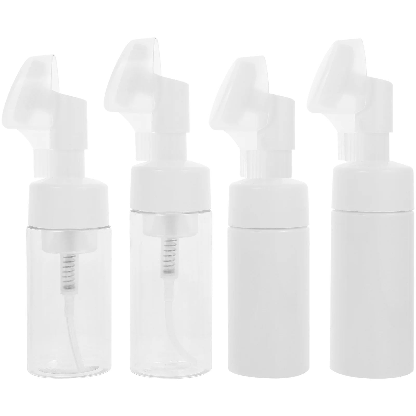 

4Pcs Facial Cleansing Brush Set Plastic Manual Face Brush Bottle Design Deep Pore Clean Massage Exfoliating Tool for Daily
