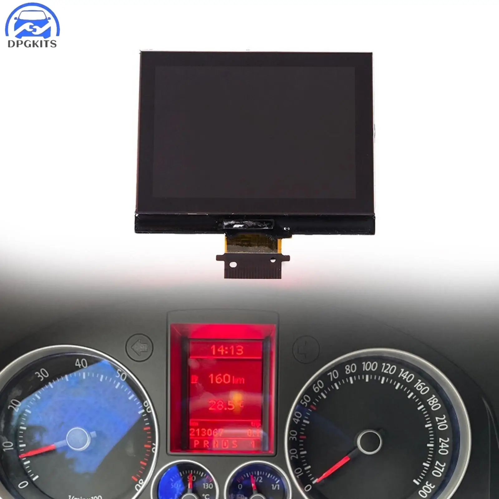 

1Pc LCD Screen Fit For VW Passat 3C B6 Golf5 Tacho MFA FIS Jetta Tiguan SKODA VDO Instrument Set A2C00043350 100% Brand New