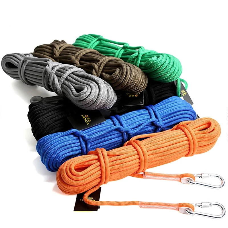 Professional Climbing Outdoor Trekking Hiking Accessories Floating Rope 10mm Diameter High Strength Cord Safety Rope