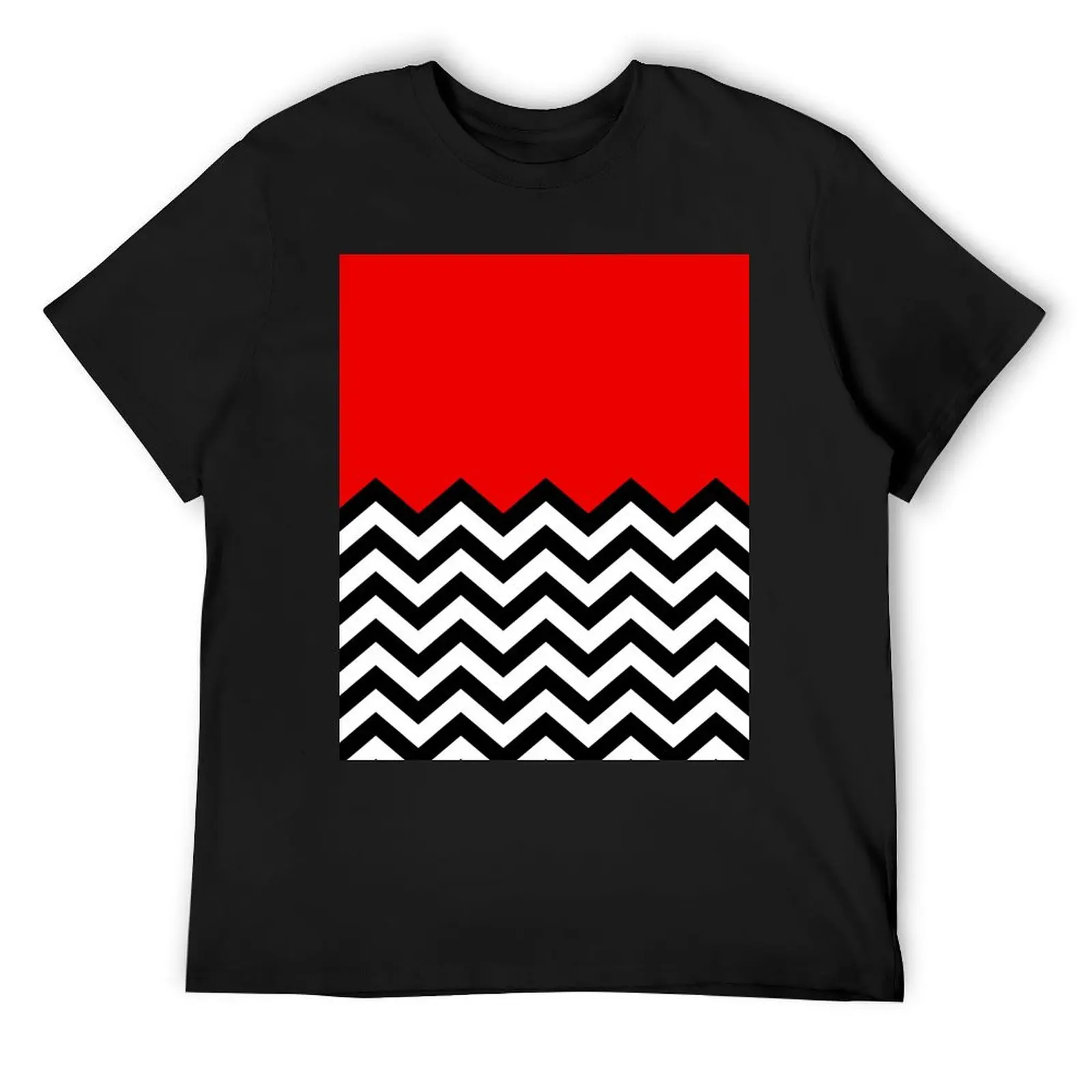 

Twin Peaks - Black Lodge Pattern T-Shirt boys animal print essential t shirt tops designer t shirt men