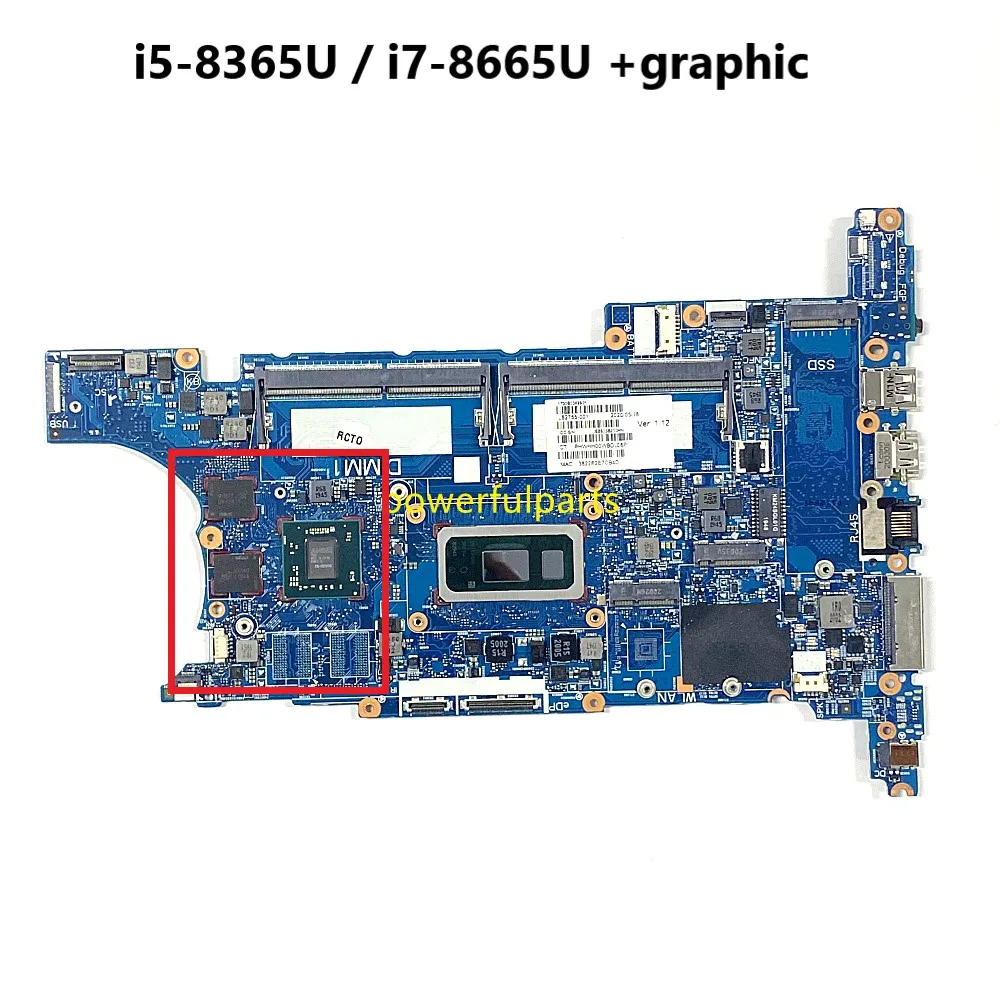 

For Hp 840 G6 15U G6 850 G6 HSN-I24C Motherboard 6050A3022501-MB-A01 i5-8365u i7-8665u L62754-601 L62755-601 Working Good