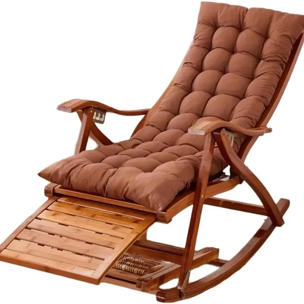 

Уличные деревянные кресла-качалки с откидной спинкой и подушкой для тяжелых взрослых и пожилых людей