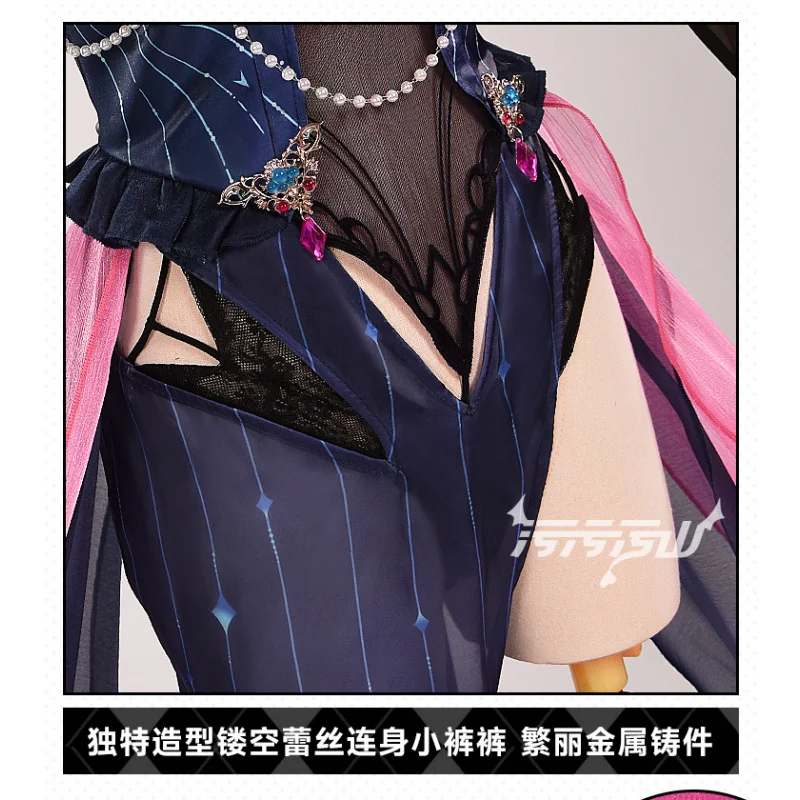 NIKKE: آلهة النصر الصودا ماريان حورية البحر تأثيري حلي مثير المرأة شيونغسام فستان اكسسوارات الدعامة مجموعة زي الهالوين