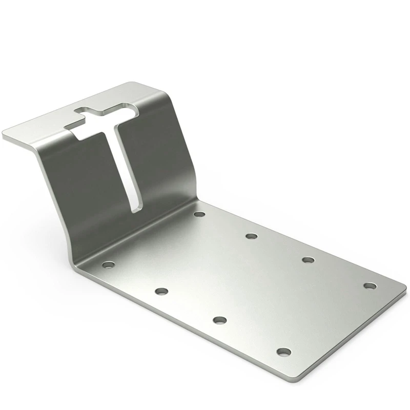 T-Post Bracket 3Inch (Vertical) T Post Mounting Bracket Mounting T Post Bracket For Signs, Plywood Install 12 Pack