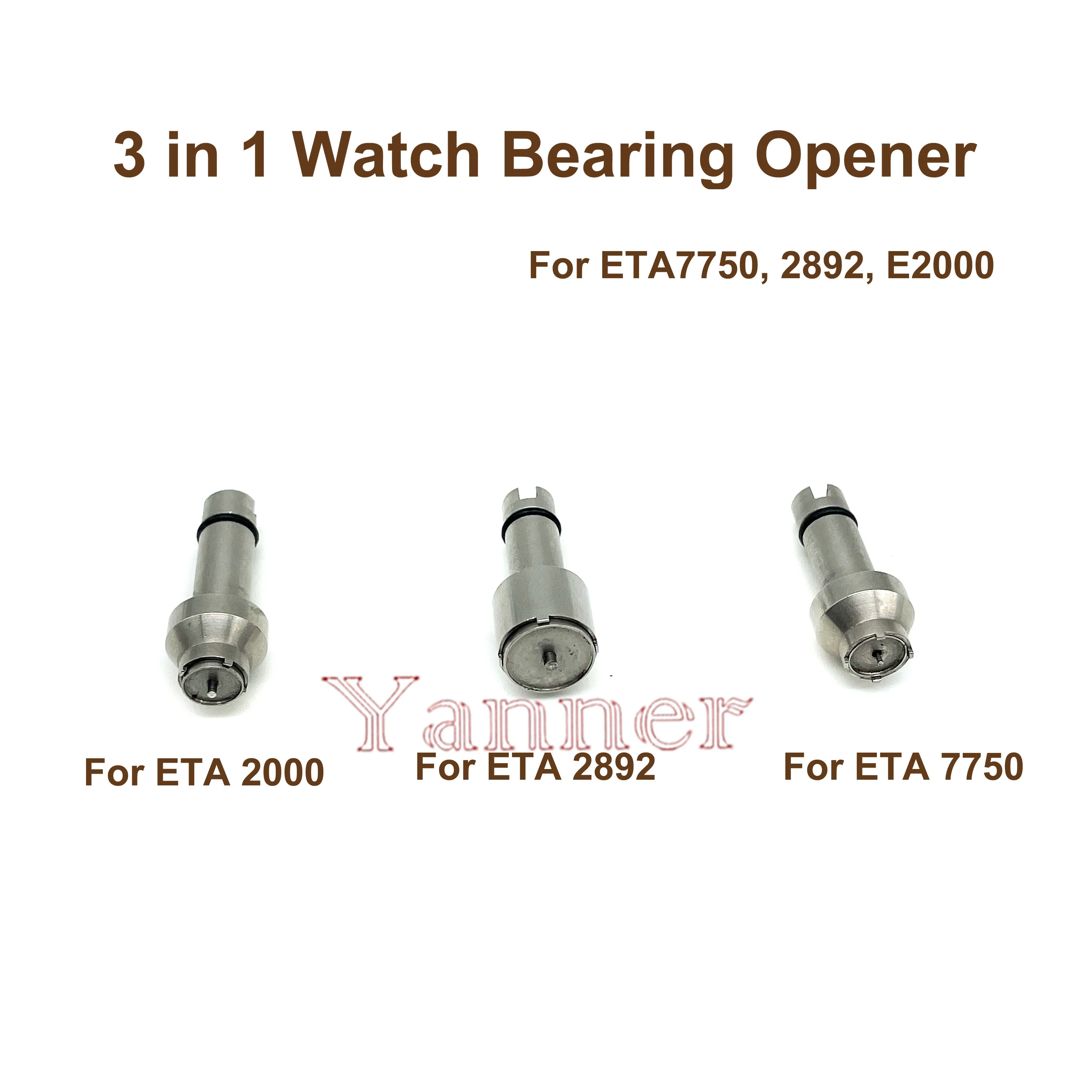 Jam tangan obeng 3 dalam 1, alat perbaikan Rotor Berat berosilasi, lepas/kunci untuk gerakan ETA 2892 7750 2000