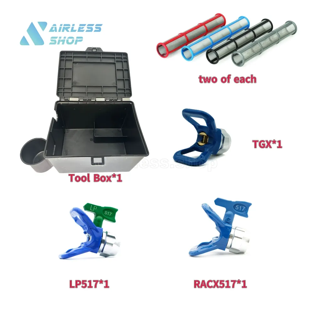 

Tool Box, Tool Box Set Blue and black high quality multifunctional storage box for airless sprayer