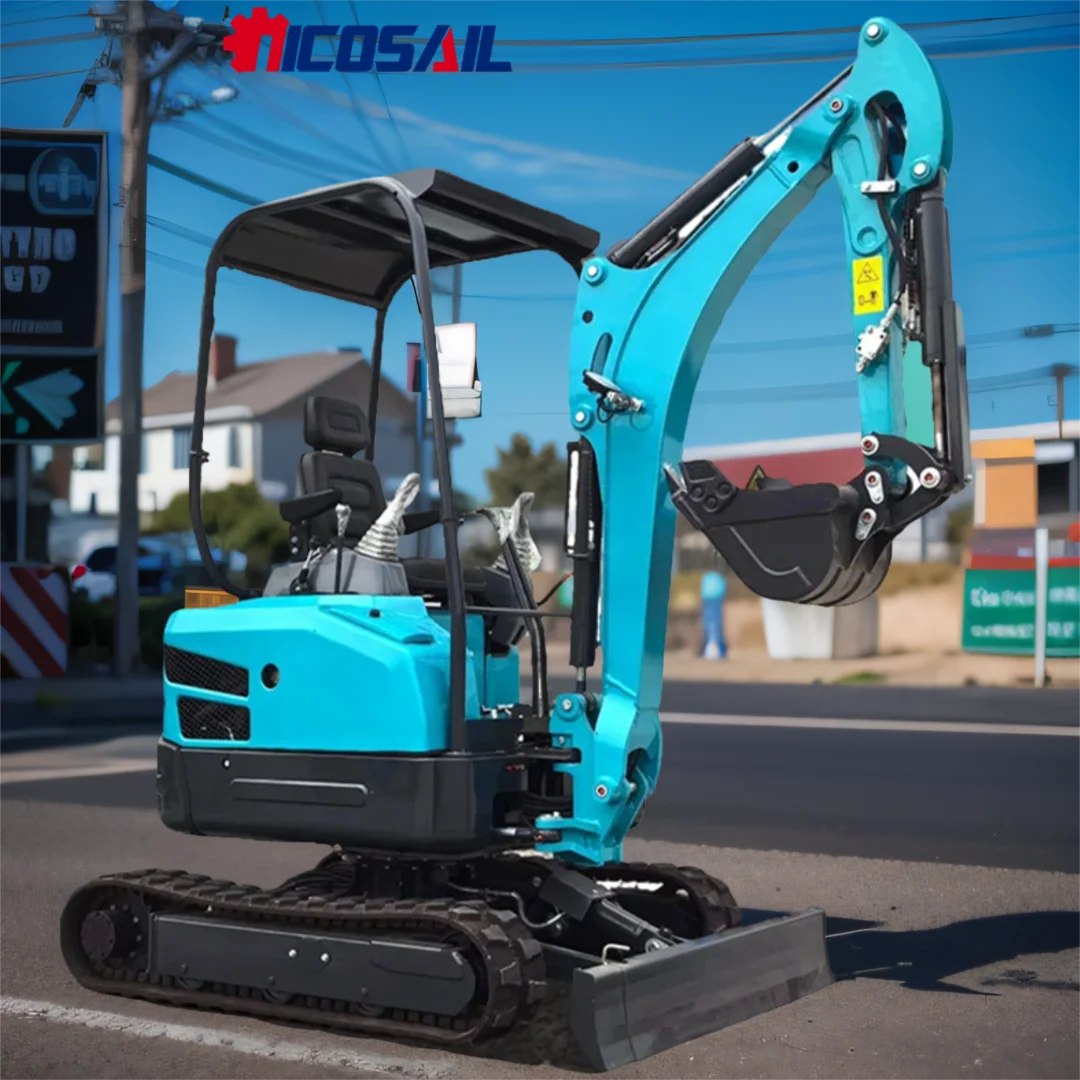 

Small excavator 2.2-ton household mini excavator Epa farm bagging crawler excavator for sale