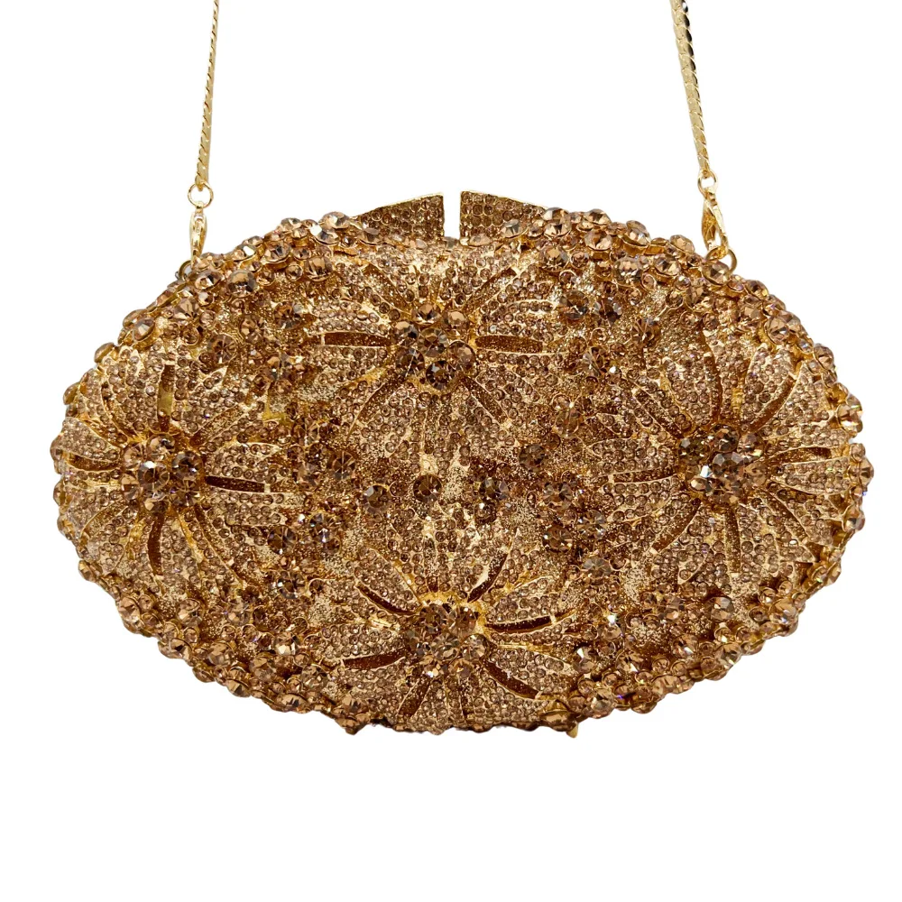 

Dinner bag, banquet rhinestone, women's bag, hollow evening bag