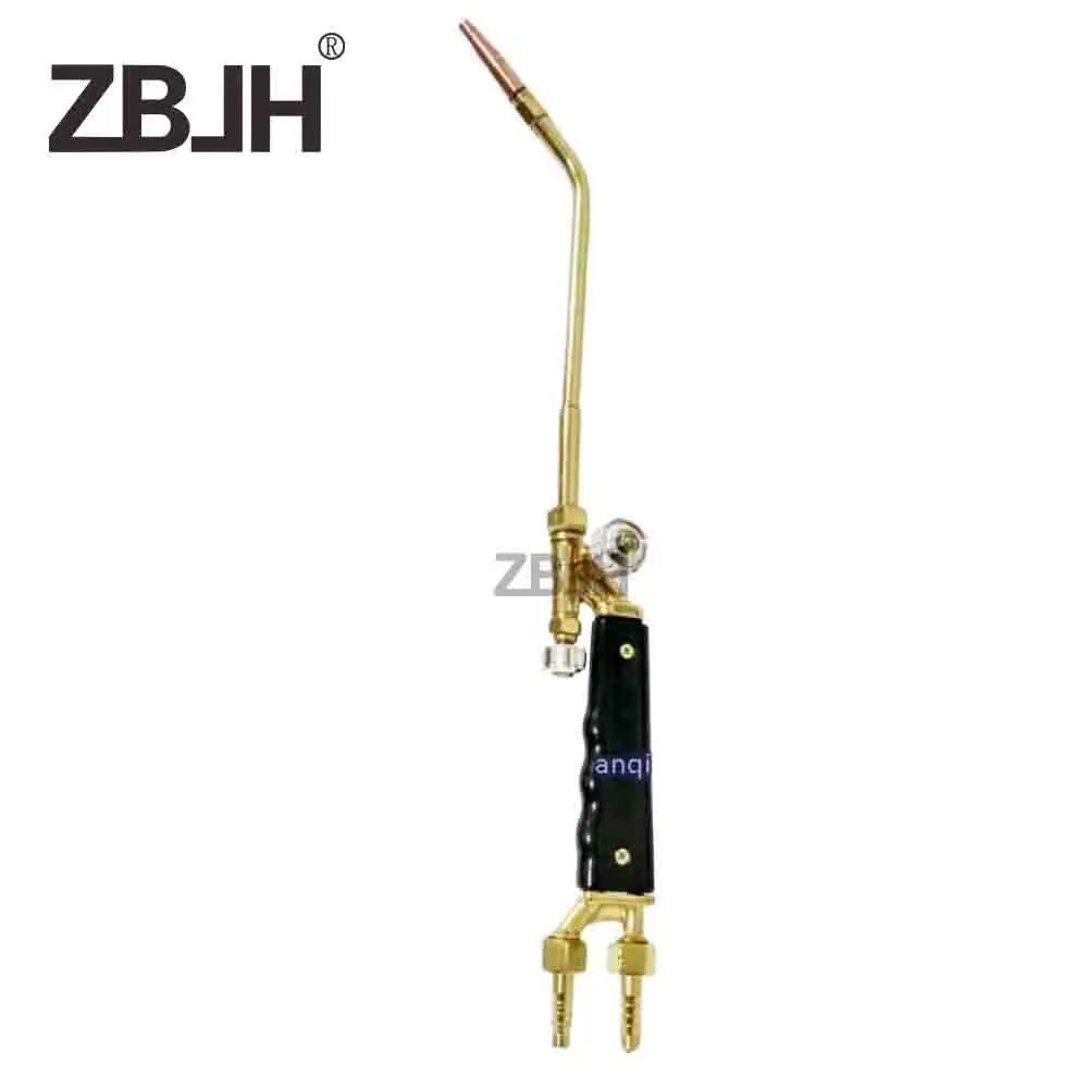 

H01-12 Сварочная горелка литья под давлением, 49 см пистолет для сварки кислородно-ацетилена и пропана с 1 сварочным соплом для ПК