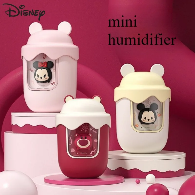 

Disney Lotso Mickey Minnie animation peripheral cartoon cute mini USB bedroom bedside desktop air humidifier girls holiday gift