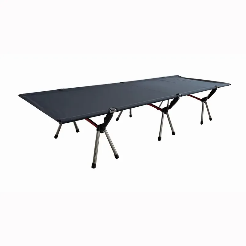 Ultralight Aluminum Camping Cot Portable Folding Bed for Outdoor Hiking Travel Heavy Duty Single Sleep Mattress Support