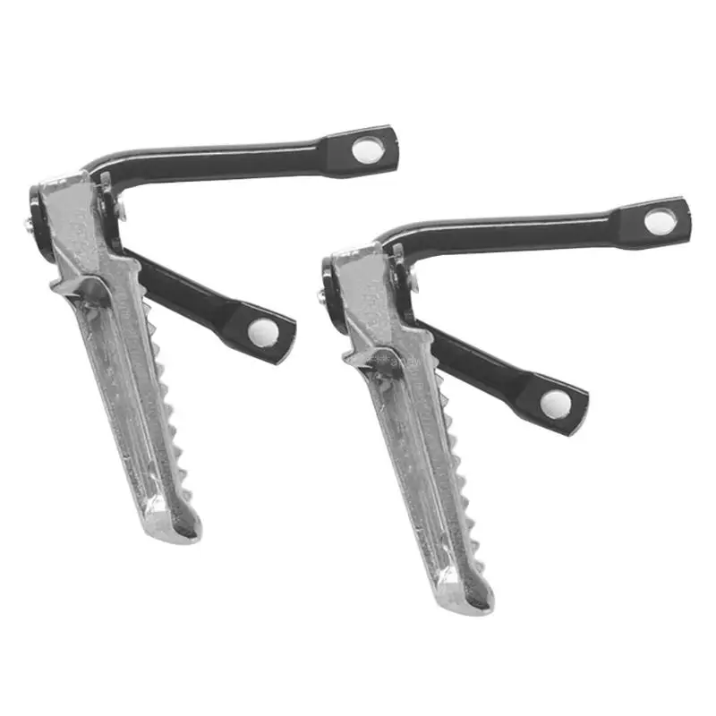 Durable Motorcycle Accessories 2Pcs Foot Pegs Footrests Footpegs Universal Parts