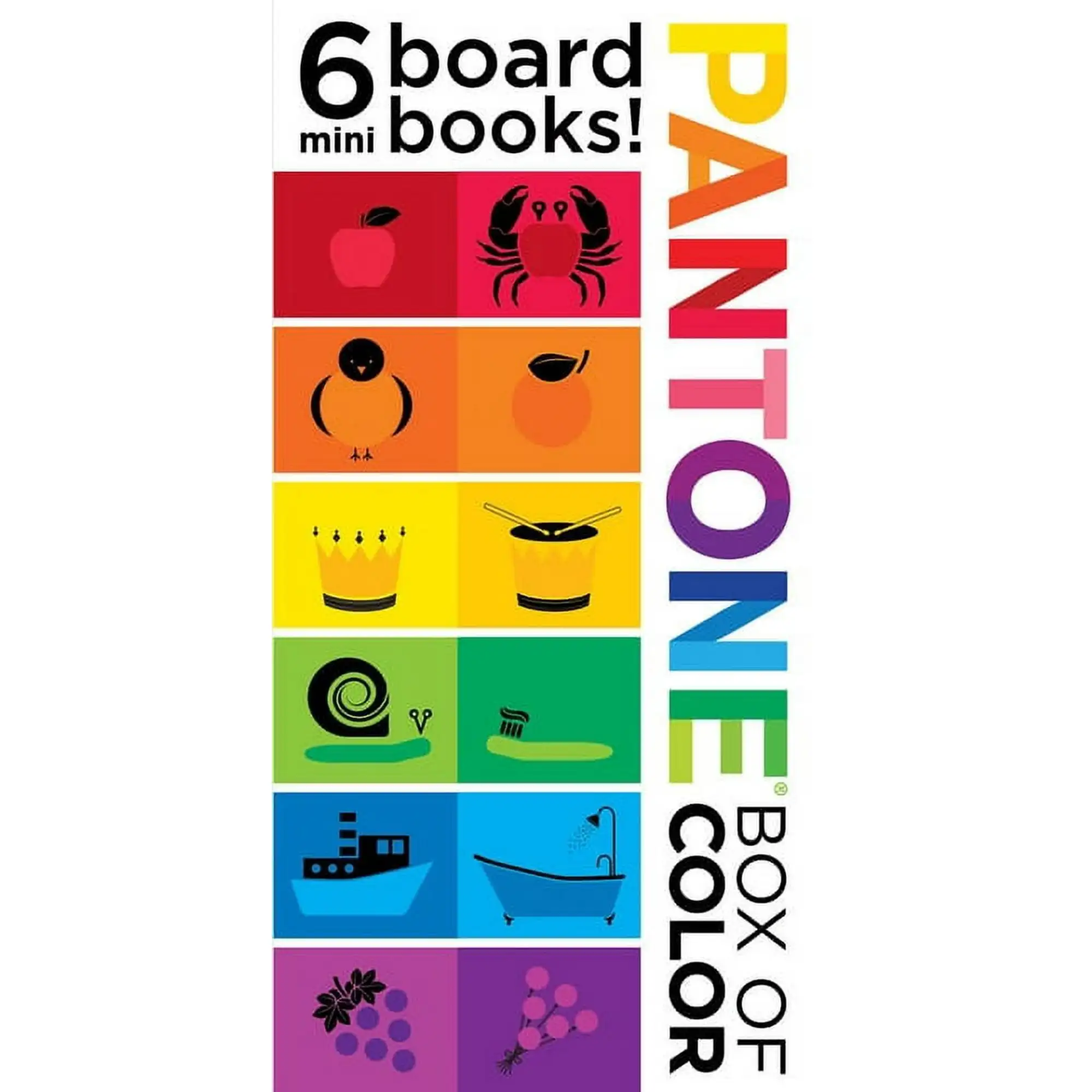 

Pantone: Pantone: Box of Color : 6 Mini Board Books! (Board book)