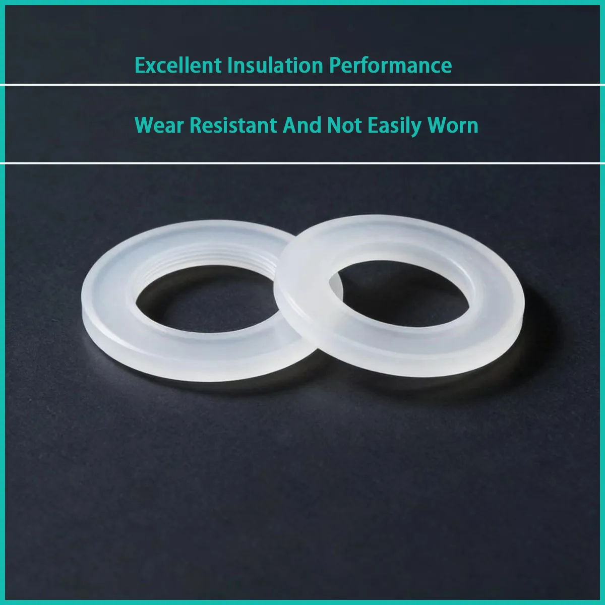 0.5-3mm thick white semi transparent nylon washer suitable for electronics, machinery, furniture, hardware, etc