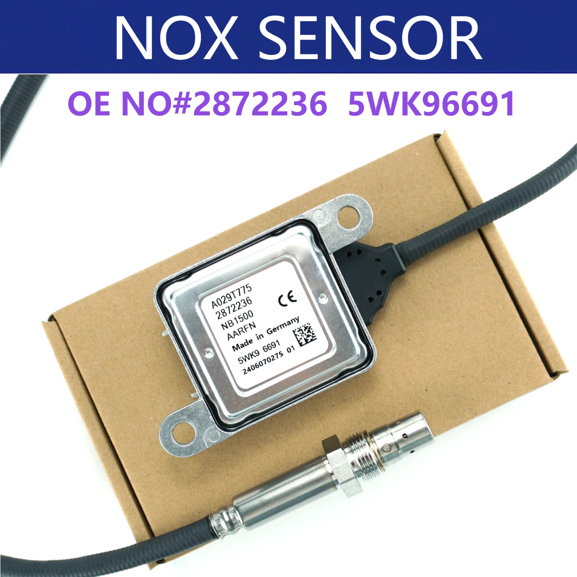 

2872236 5WK96691 Nox sensor For Cummins 2010-2012 ISB 6.7L ISX 14.9L