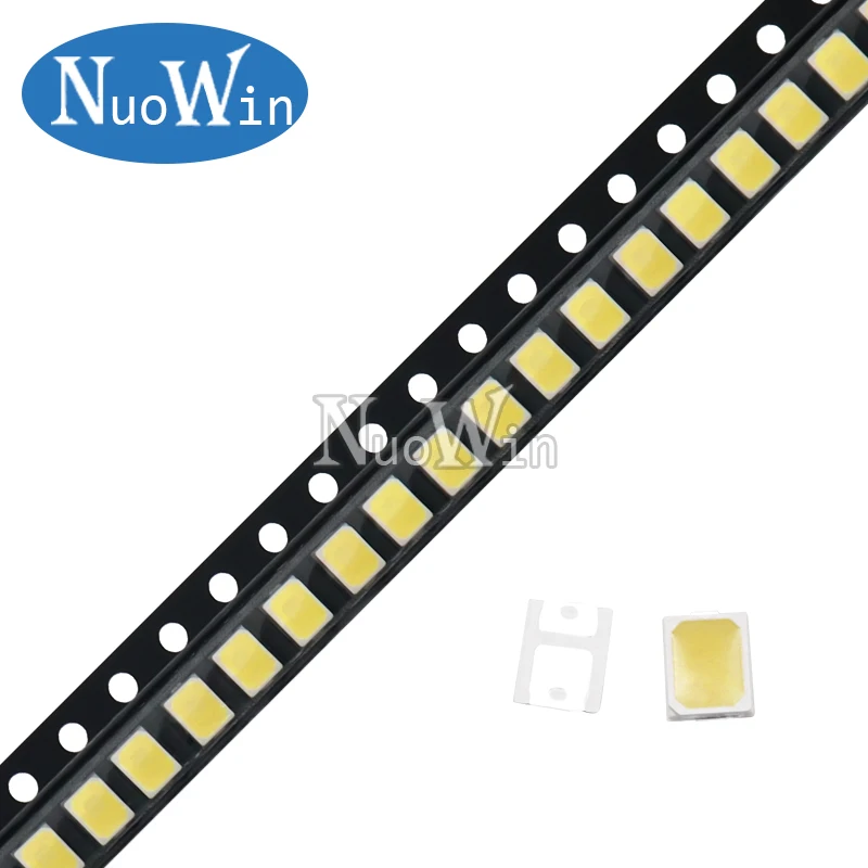 100 pz/lotto 0.2W 2835 SMD LED lampada Bead 20-25lm diodo Chip bianco/bianco caldo per tutti i tipi di luce a LED