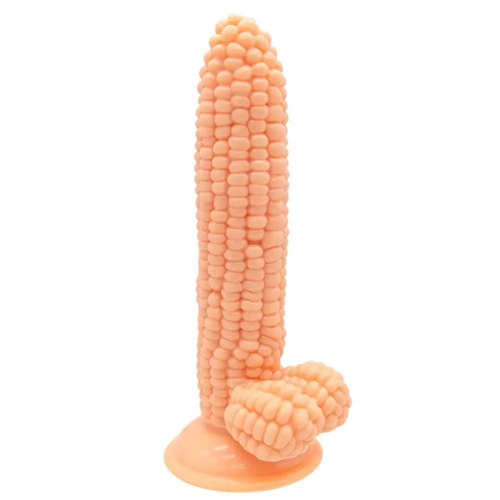 Realistic Dildo Powerful Suction Cup Big Penis Fake Cock Corn Large Particles G-spot Vagina Massage Sex Toys for Women