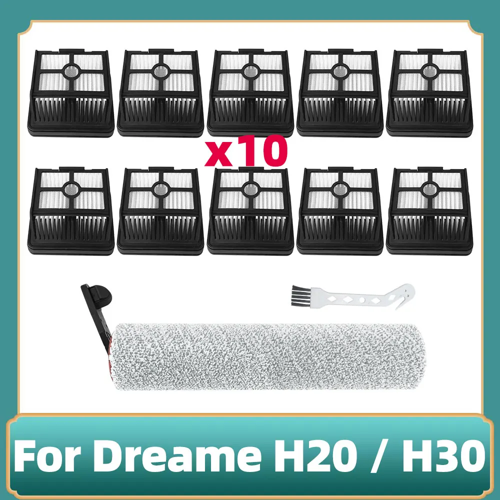 

Compatible For Dreame H20 / H30 Parts Main Roller Brush Heap Filter Replacement Accessories