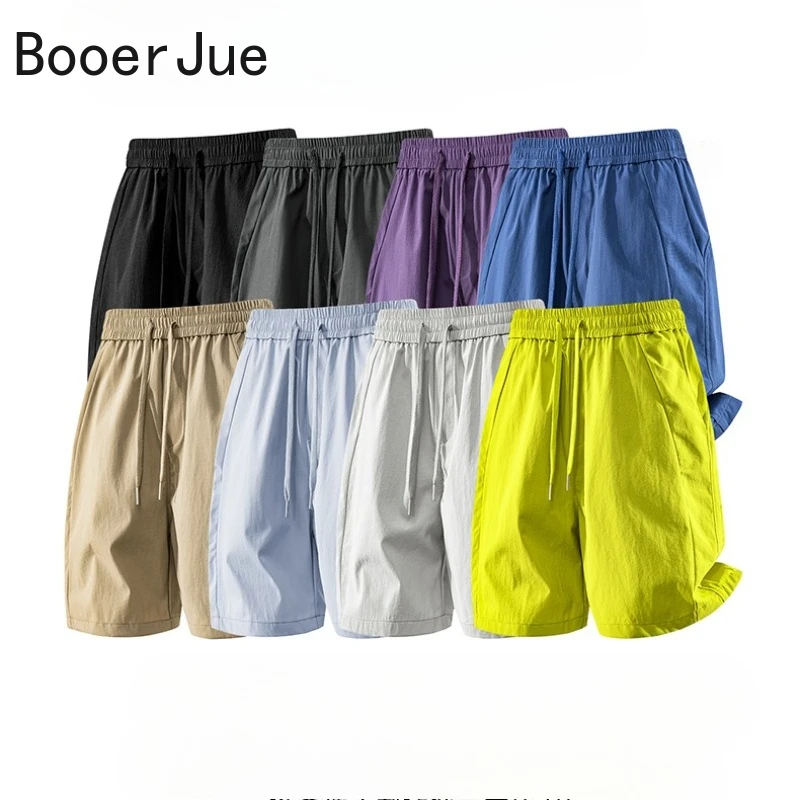 Leichte UV-Schutz Schnelltrocknende Shorts UPF50+ Sommer Kordelzug Herren Casual Jogger Klassische Workout Gym Lauf- und Sportshorts