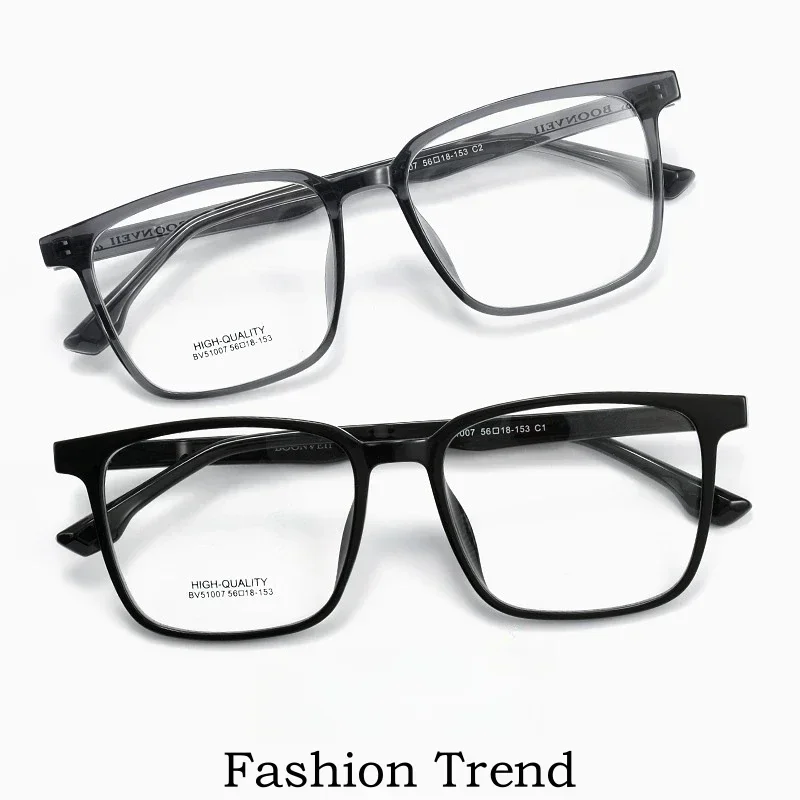 

Women Fashion Big Size Eyewear Square Comfort Optical Prescription Glasses Flexible TR90 Eyeglasses Frame Men BV51007B
