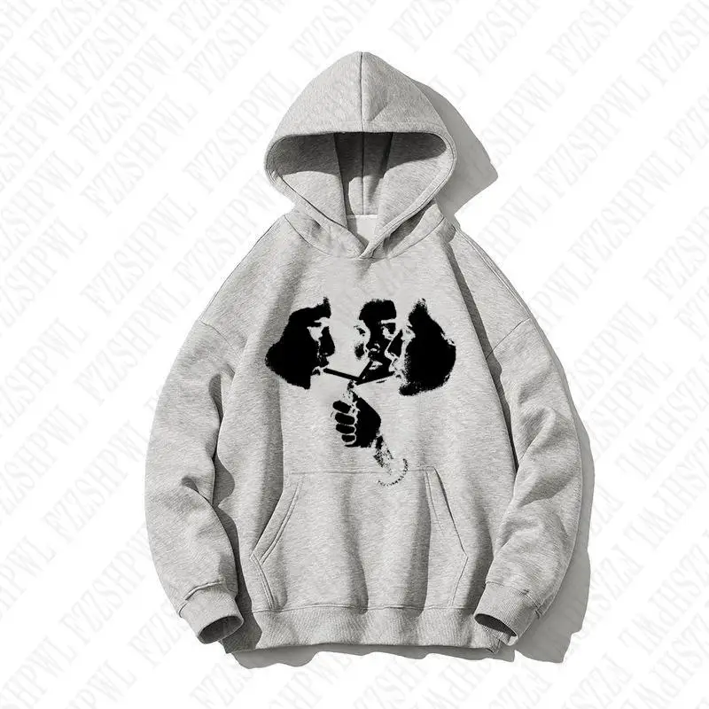 2026 heißer Trend 2000er Herrenmode Harajuku Gothic-Muster Sport-Hoodie Retro Punk Hip-Hop Casual Streetwear – Detail 11