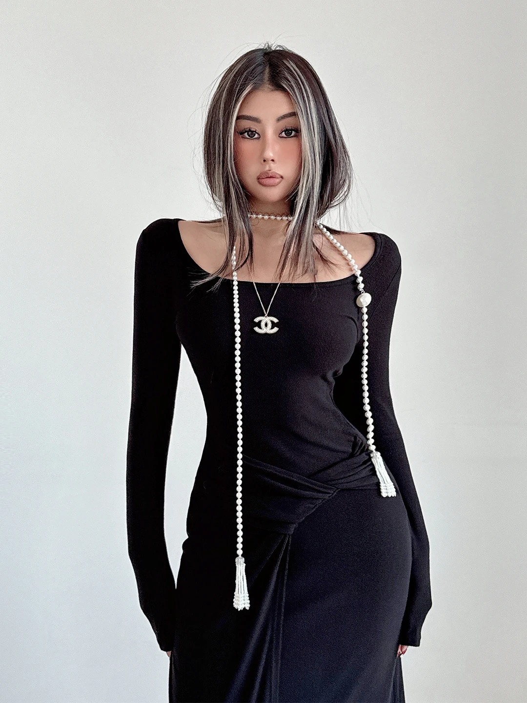 

Женское платье Liviahome в стиле ретро-американский шик, с эффектом утягивания талии, уникальный дизайн, модное, для повседневной носки