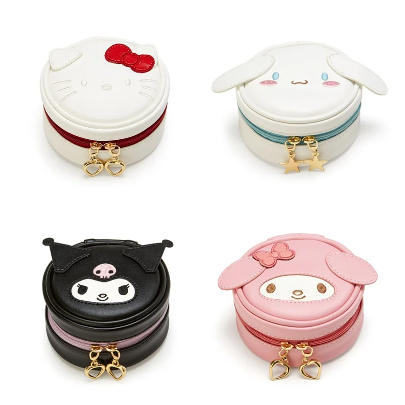 

Sanrio Small Purse Wallet Cute Pink Purses for Women Purse Hello Kitty Pattern Coin Purse PU Material Zipper Opening Gift