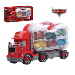 Disney Pixar Car Lightning Mcqueen Set Figures Jackson Storm Mack Uncle Truck Pull-back Cars Model Doll Children Toy For Gift