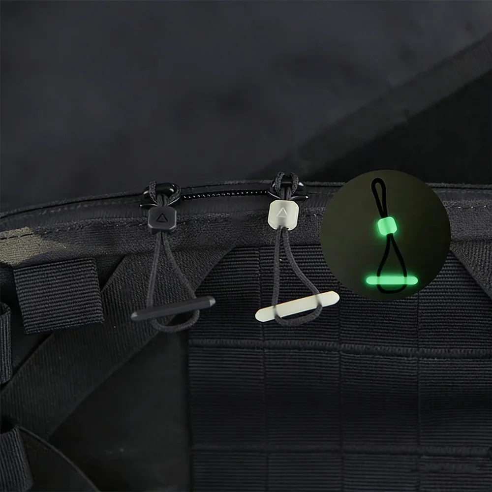 Luminous Anti-theft Zipper Head High Strength Bright for Computer Bags Backpacks Tactical Outdoor Camping Daily Zip Equipment