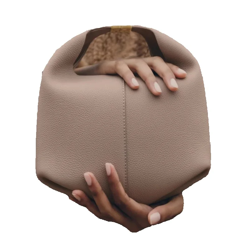 Cross-Border Poland European And American Fashion Lychee Leather Handbag Crossbody Women's Dumpling Bag_voghion.com