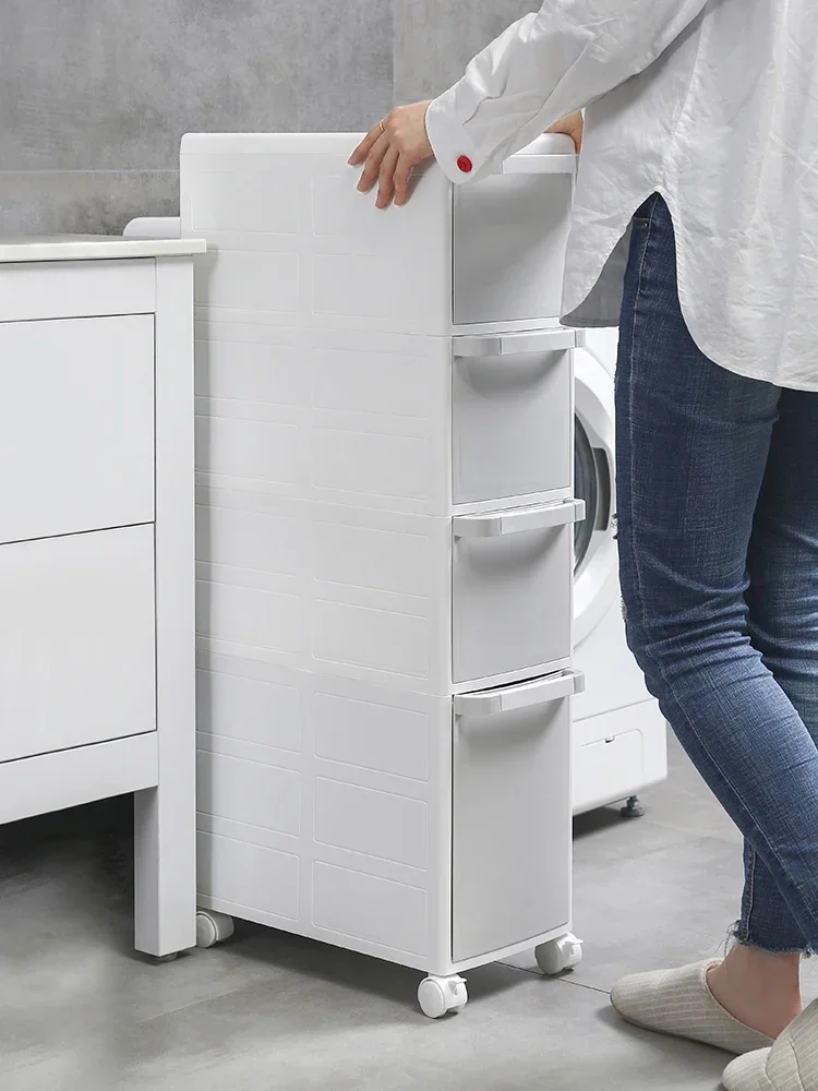 

22 см стеллаж для хранения в ванной комнате, стеллаж для хранения с подвижным ящиком, отделочный шкаф, пластиковый узкий шкаф