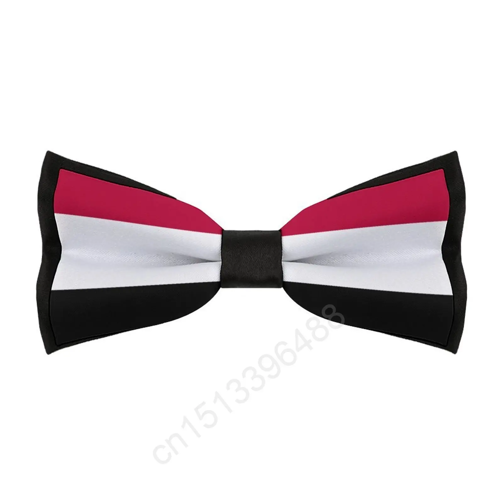 

New Polyester Yemen Flag Bowtie for Men Fashion Casual Men's Bow Ties Cravat Neckwear For Wedding Party Suits Tie