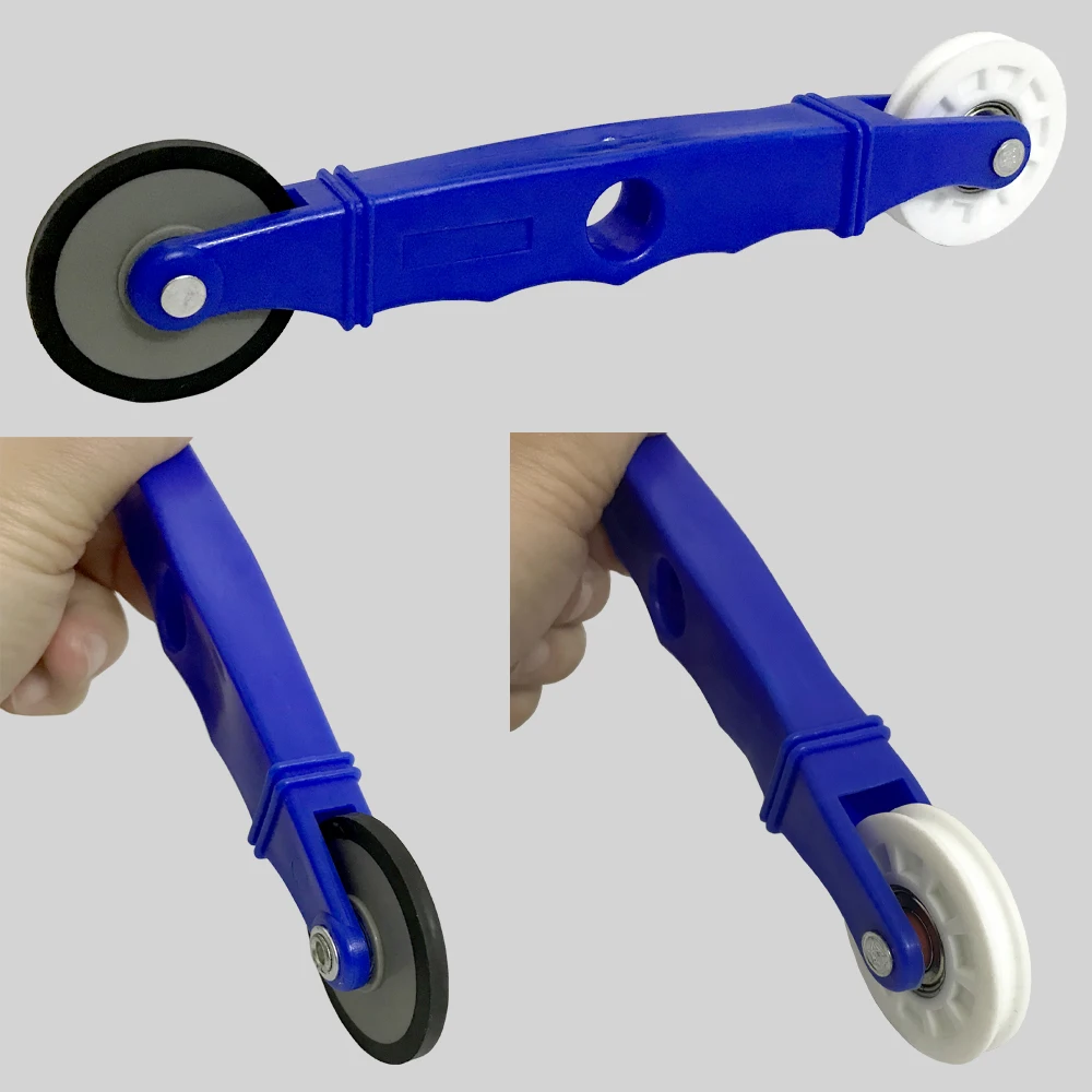 4-10mm LED Strip Light Install Tool 2 In 1 Rubber Wheel Handle Roller for Aluminum Profile Fixing LED Strip Mounting & Pasting