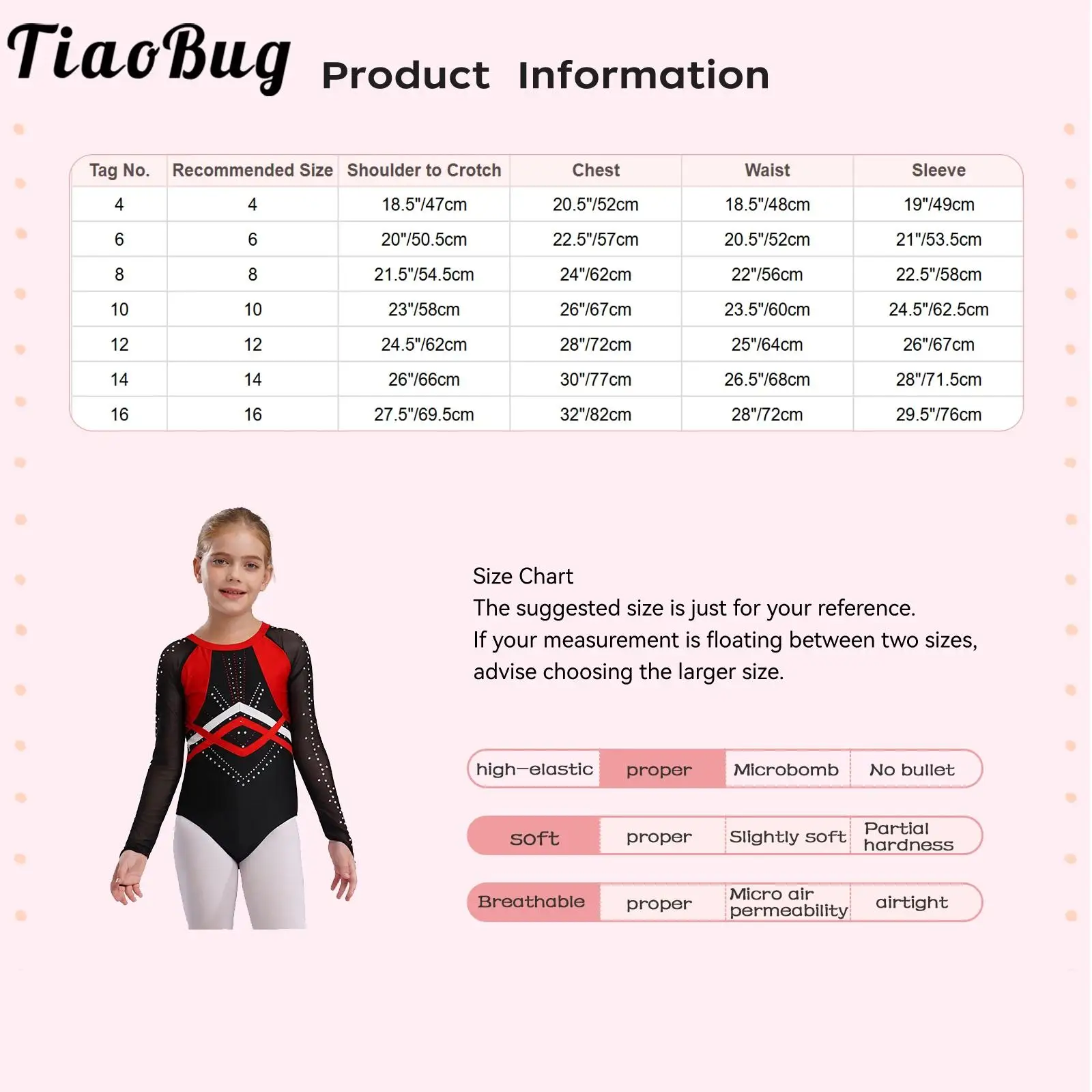 

Kids Girls Shiny Rhinestones Gymnastics Leotards Sheer Mesh Long Sleeve Color Block Patchwork Bodysuit Workout Ballet Dancewear