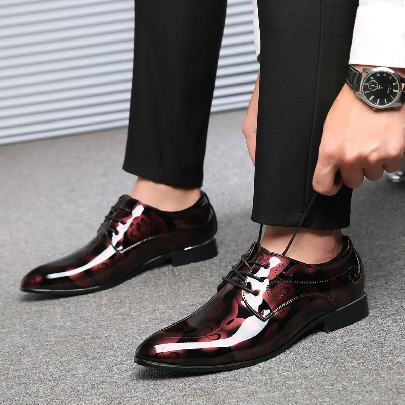 

New Men's Fashionable Casual Shoes Outdoor Business Office Formal Shoes Retro Classic Comfortable Anti-Slip Walking Shoes