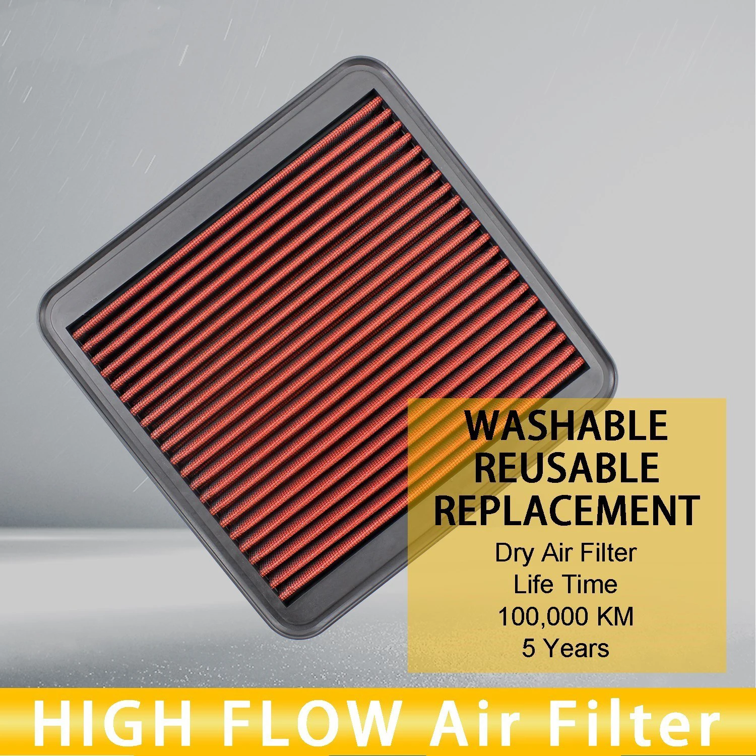 High Flow Air Filter Fits for Mitsubishi Strada L200 2.5L 3.5L Triton Challenger Pajero II 2.5L 3.0L Cold Air Intake Filters