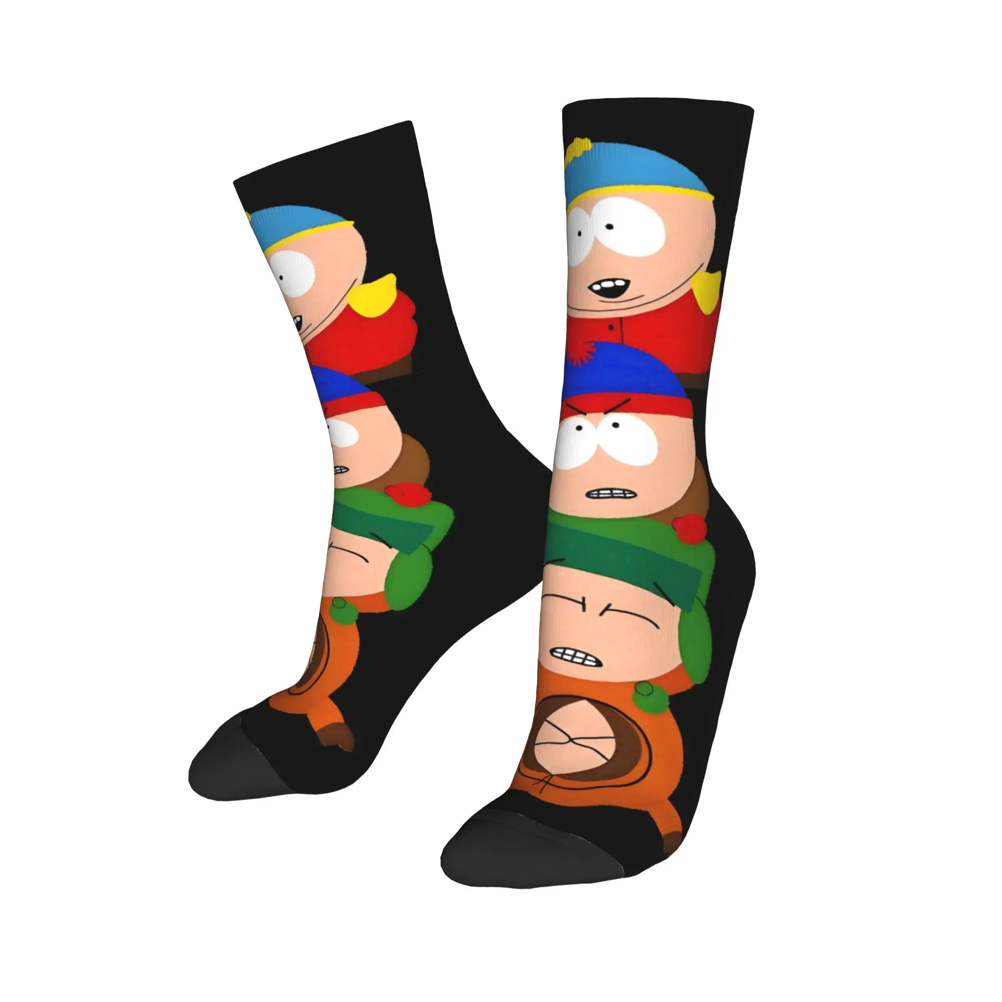 

Мужские носки унисекс с мультяшным принтом South Park, модные, для любого сезона (весна, лето, осень, зима)
