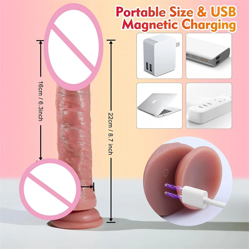 Thrusting دسار هزاز الجنس لعب قضبان اصطناعية واقعية ل G بقعة الشرج تحفيز التحكم عن بعد القضيب لعبة الكبار للنساء زوجين