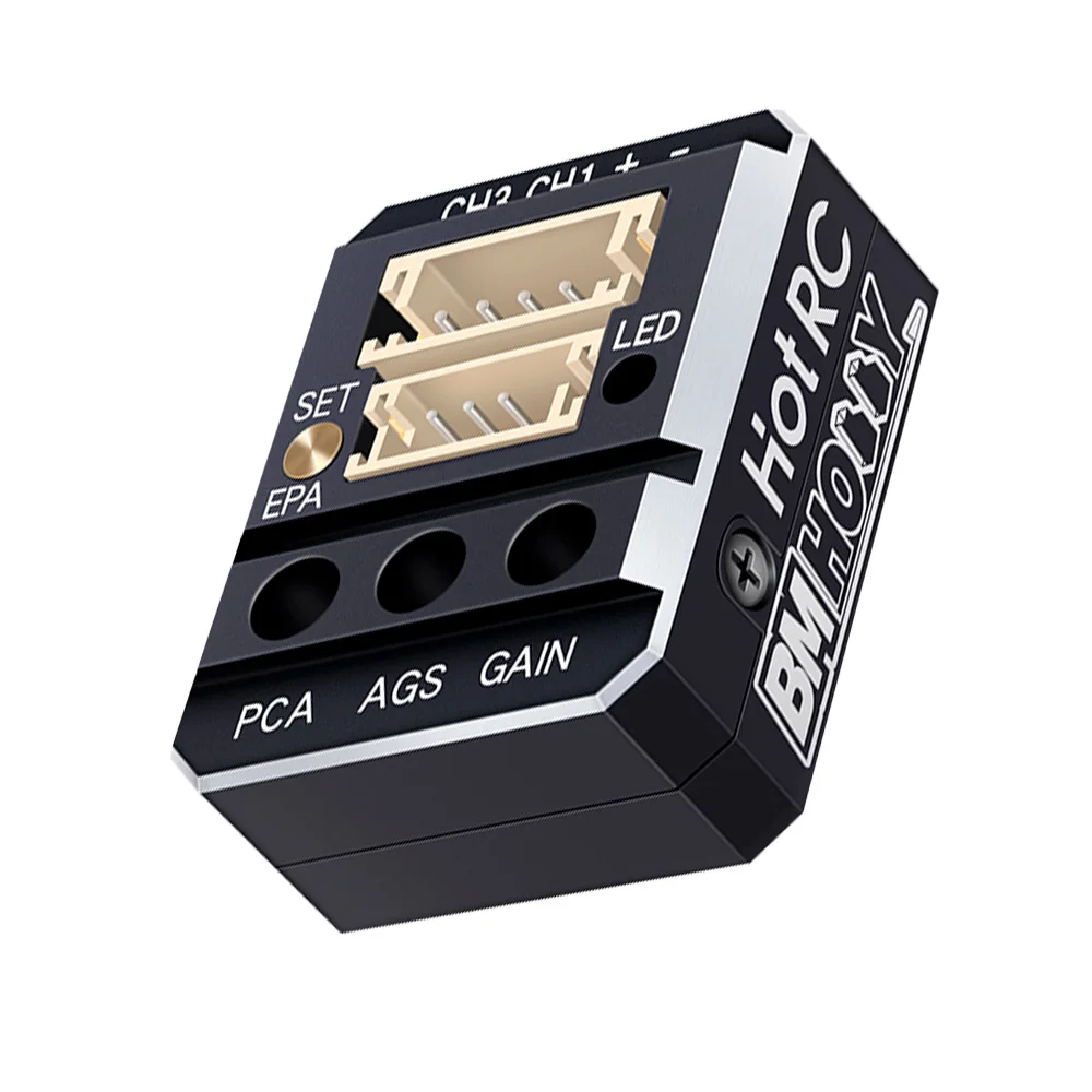 Giroscópio HotRC-F11 F12, controle automático de estabilidade, 3,5 V-9 V, nível de rally de carro RC, barco de carro de deriva, qualquer receptor