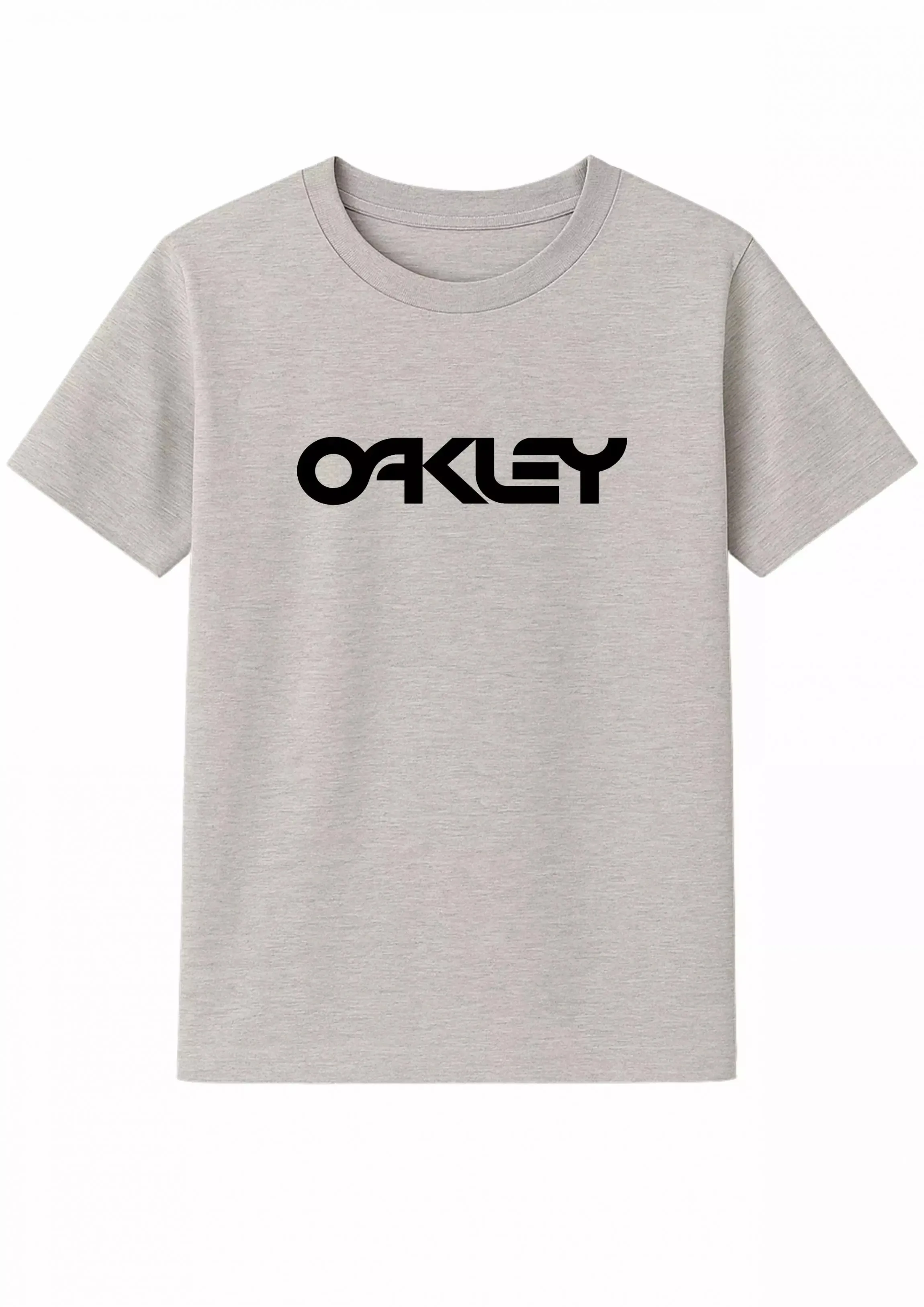 Oakley Escrito Kaus Katun Grafis Uniseks Pria Wanita Musim Panas Lengan Pendek Kaus Merek Fashion Atasan Retro Antik Kasual Mewah