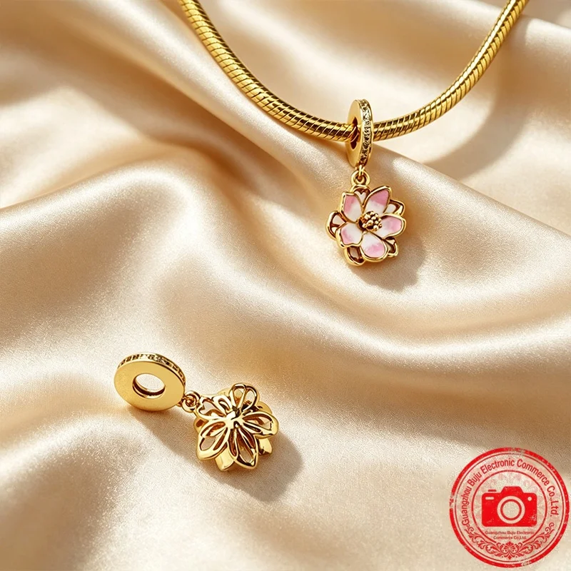 Neue Original-Charm-Perlen, Funkelnde Feuerwerk-Doppelanhänger & Stammbaum-Anhänger-Perlen Passend für Anhänger-Armbänder Damenschmuck Geschenk