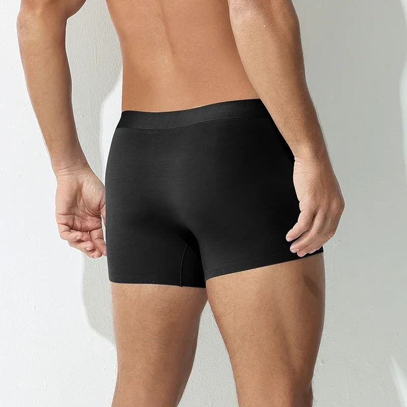 

5PCSMen's underwear, men's 120-count flat-angle underpants, scratch-free antibacterial, summer thin, four-corner breathable shor