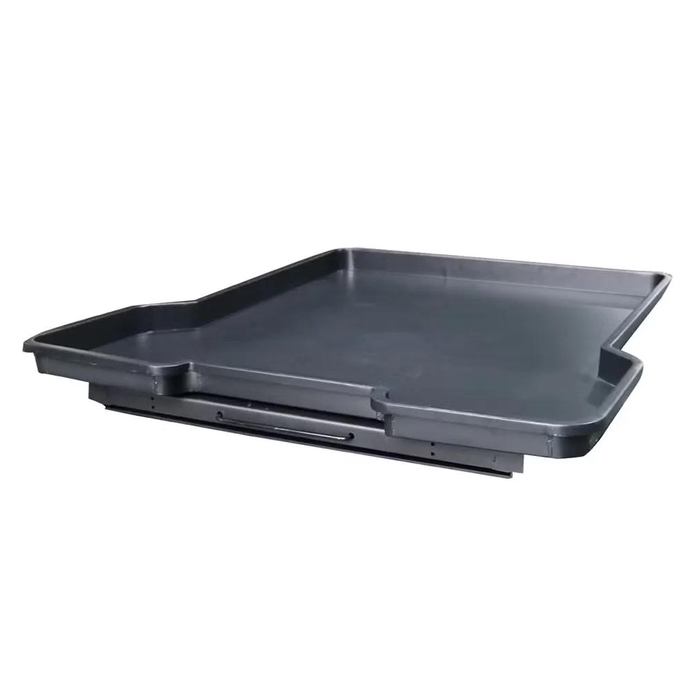 4x4 Accessories Pickup Truck Bed Slide Tray Cargo Drawers Waterproof Locking Manual No Drill Installation Carbon Steel Material