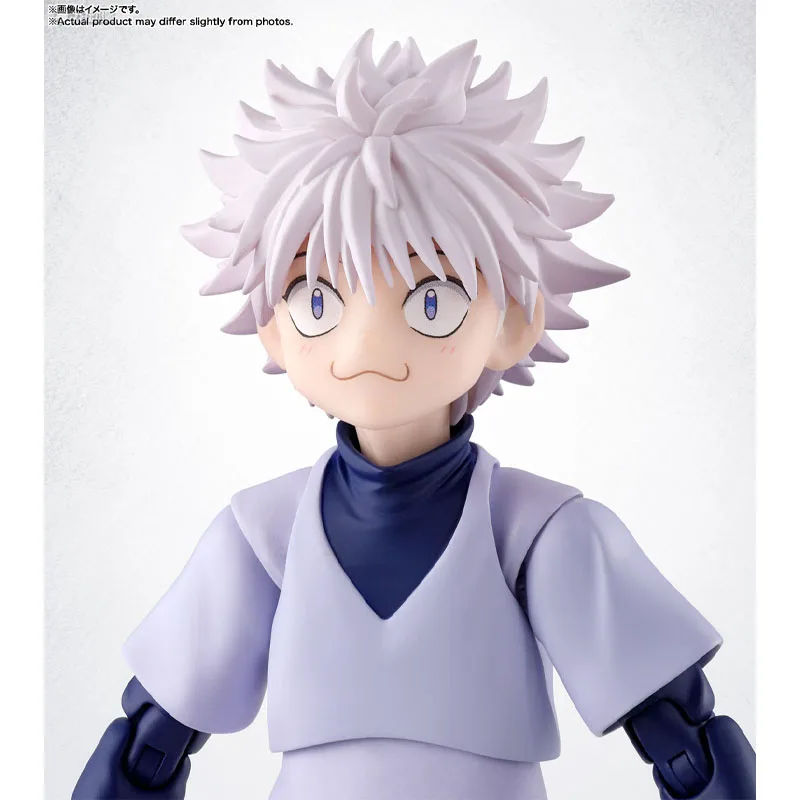 Bandai Genuine S.H.Figuarts Anime Figure Hunter×Hunter Killua Action Figure Toys for Boys Kids Gift Collectible Model Ornaments