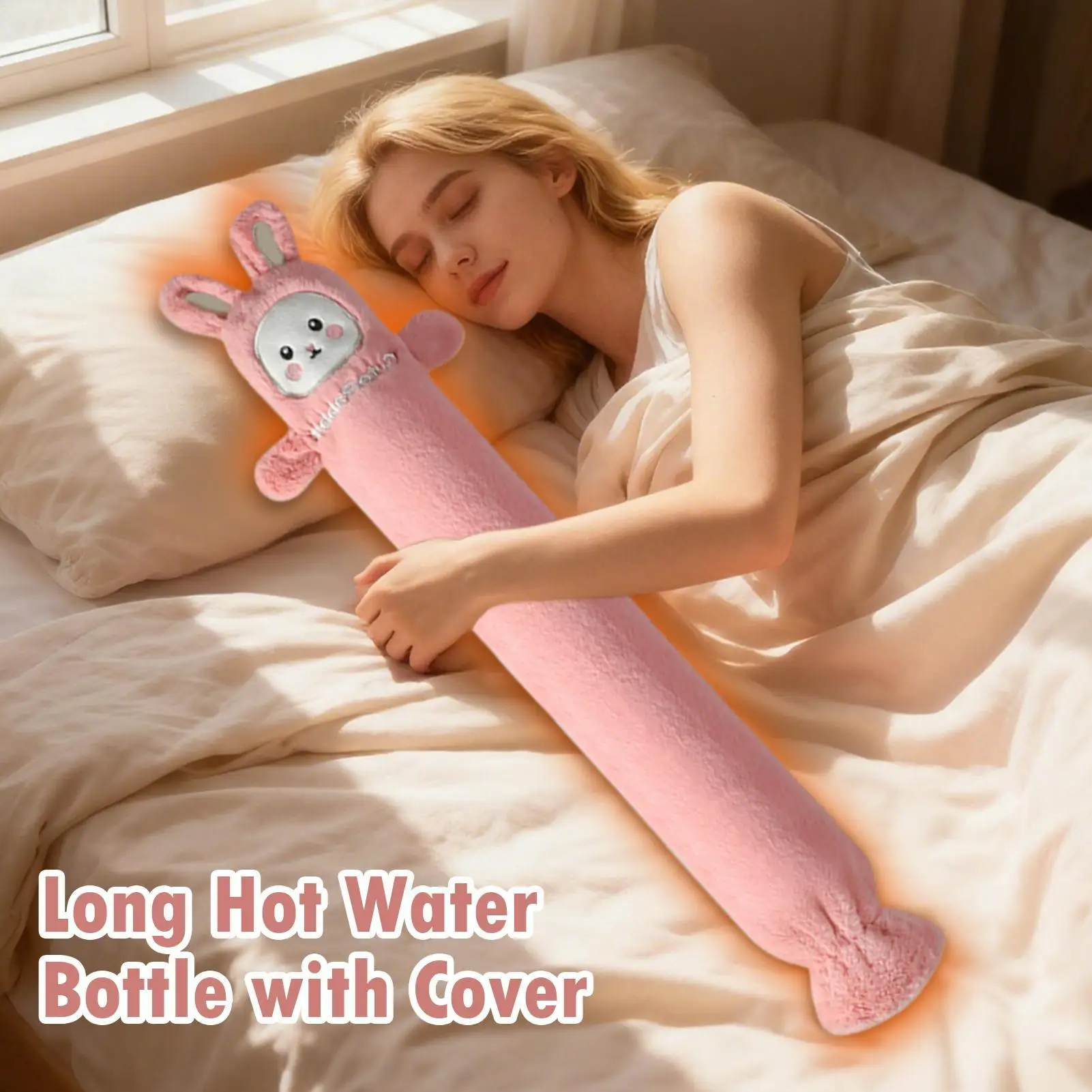 

Hot Water Bottle For Cramps Rabbit Cold Pouch Long Hot Water Pouch With Cover For Neck Shoulder Abdomen Hand Legs Legs Women Men
