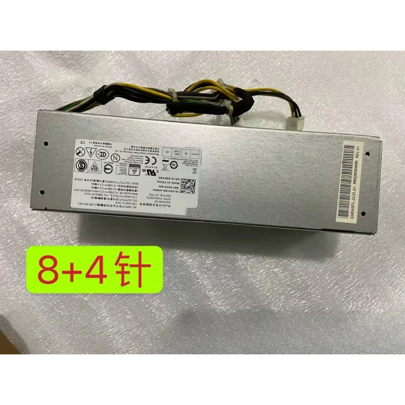 D240EM-00 For Dell Optiplex 3040 3046 3050 5040 7040 3650 3655 3660 3668 3653 3250 8Pin 240W Power Supply