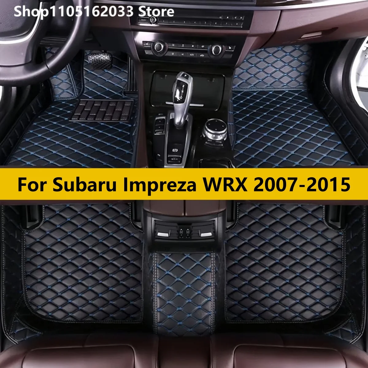 

Автомобильные коврики на заказ для Subaru Impreza WRX 2007-2015, автомобильные ковры, аксессуары для ног
