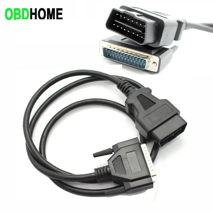 DB25 Pin OBD OBD2 16pin Cables for SBB Key Programmer V33.01/V48.99 V46.02 Car 16pin Connector for CK100 SBB Main Testing Cable