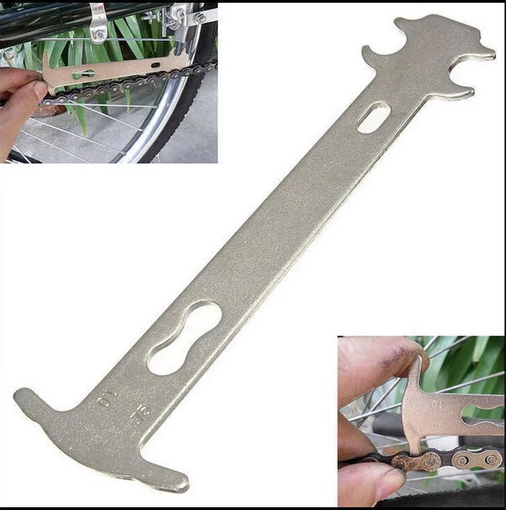 Bicycle Chain Wear Checker Indicator Repair Tool Mountain Road Chains Gauge Measurement Ruler Replacement Bicycle Accessories